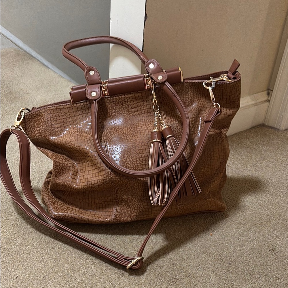 Galian New York Brown Purse